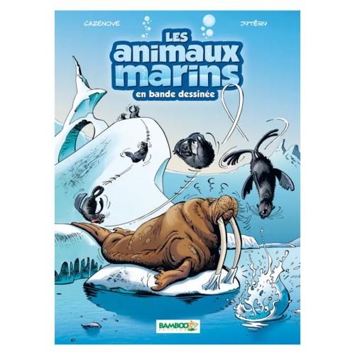 livre bd les animaux marins en bande dessinee