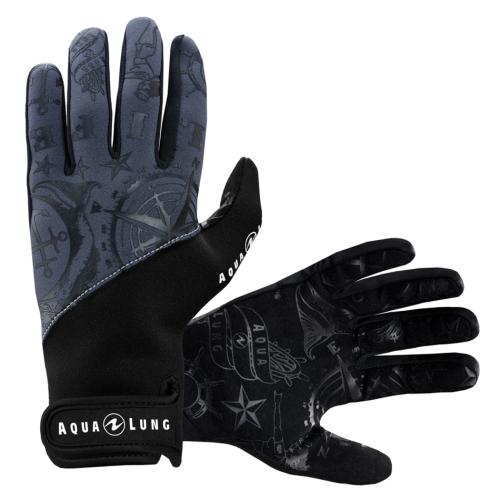 AQUALUNG ADMIRAL III noir/gris gants homme